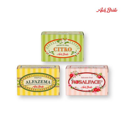 FLORES. Sabonetes em formato seixo (150g)